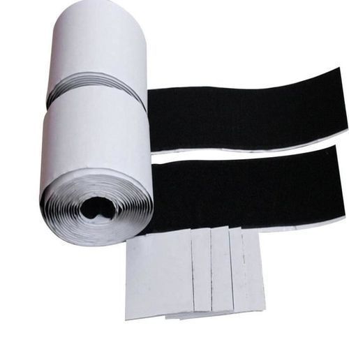 Verlofix velcro autocollant 2 x 100 cm noir 