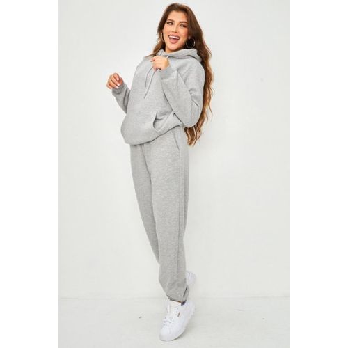 Generic Survêtement femme Jogging En Molleton - Gris à prix pas