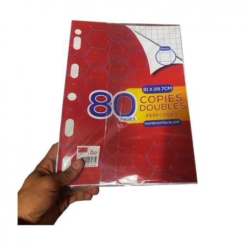 Selecta 1 paquet Feuilles Simples Perforés DE CLASSEUR 60g A4