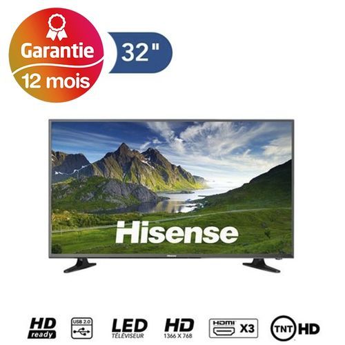 Hisense تلفاز هايسانس 32 سمارت فول اتش دي بجهاز استقبال