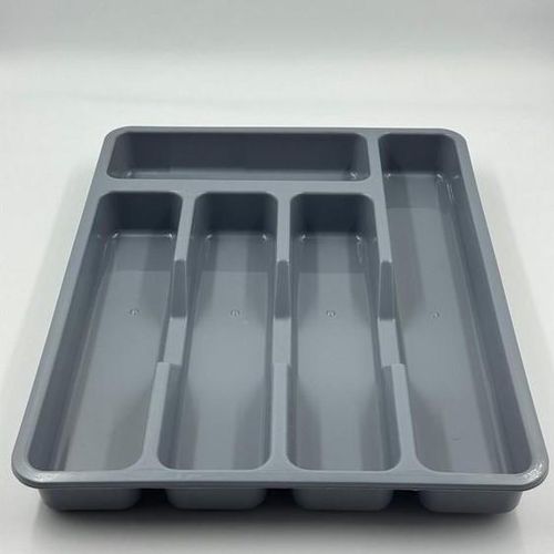 product_image_name-Generic-منظم أدوات المائدة البلاستيكي - منظم درج للمطبخ مع أقسام-2