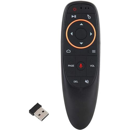 Generic Air remote mouse Smart Télécommande Vocale 2.4G RF1 Gyroscope  Rétroéclairée Souris sans Fil Aérienne à prix pas cher
