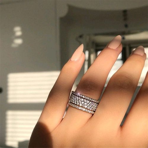 Generic Bague de luxe en argent Sterling pour mariage fiancailles Cocktail Zircon2022 a prix pas cher Jumia Maroc
