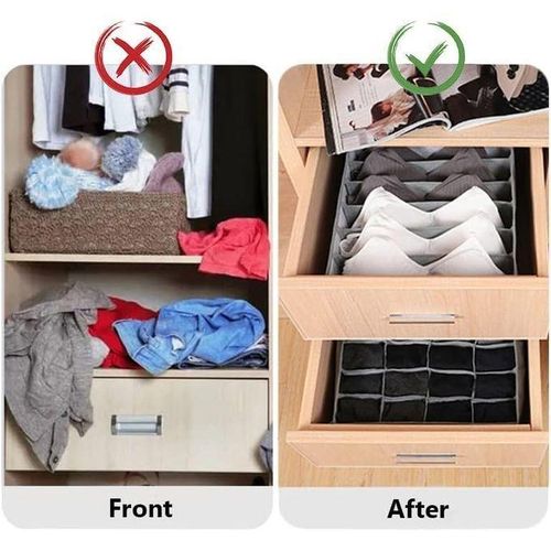 product_image_name-Generic-Boîte de rangement pour sous-vêtements avec plusieurs compartiments-3