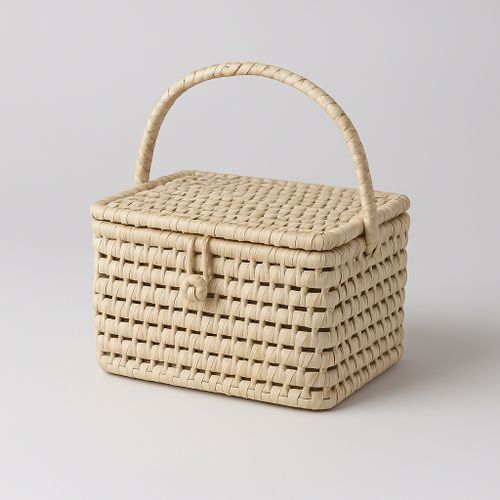product_image_name-Artisans Card-سلة نزهة من الخيزران المضفر يدويًا عضوية – مدمجة وطبيعية-1