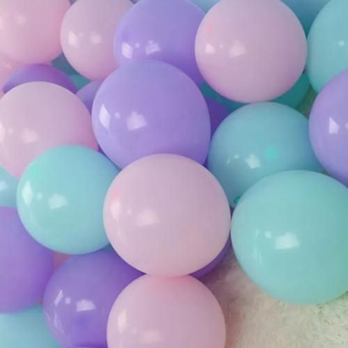 Generic 30 Ballons pastel Rose-Vert-Mauve 31cm /décoration