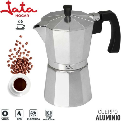 CAFETIERE ITALIENNE INDUCTION 6 TASSES ALUMINIUM