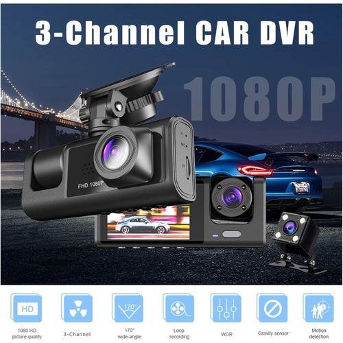 Dashcam caméra voiture avant arrière Full HD - Équipement auto