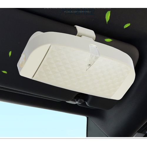 Support de Lunettes Soleil pour Voiture Pare-Soleil Porte-Lunettes