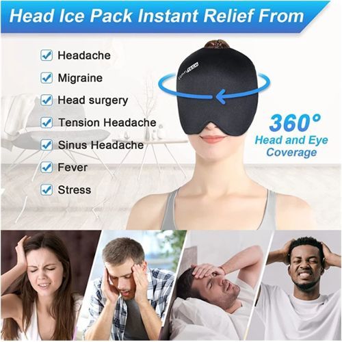 Generic Chapeau pour soulager les douleurs des maux de tête et de la  migraine - Gel thérapeutique froid à prix pas cher