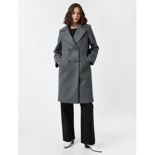 manteau gris femme pas cher