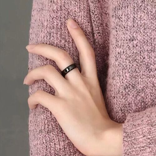 product_image_name-Generic-Ring titane noir 8mm hommes et femmes-3