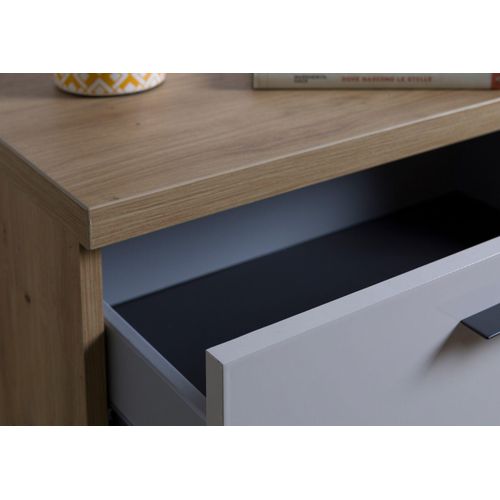 Kitea Double Commode SPOSAMI - Blanc / Chêne - image 5