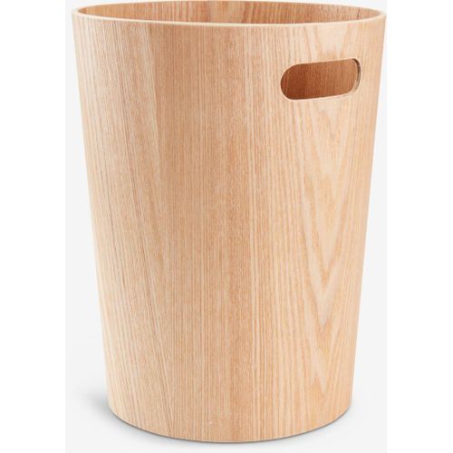 product_image_name-Generic-Corbeille à Papier Bois Naturel Ø23xH30cm Style Scandinave Bureau Chambre Salon Design Intérieur Durable-2