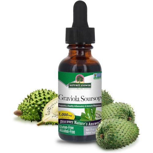 product_image_name-Nature'S Answer-Graviola, Soursop, 1000 mg, 30 ml-1