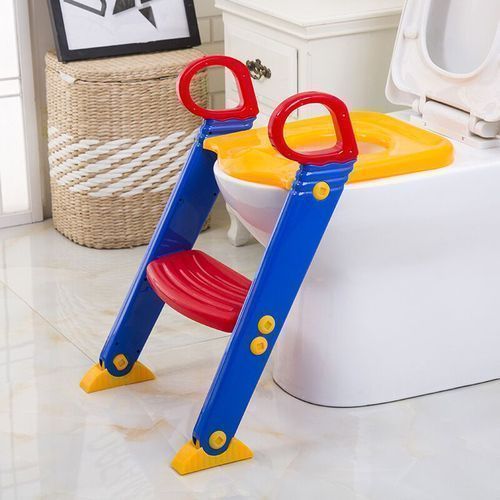 Generic Reducteur Toilette Enfant Abattant WC Reglable Robuste et Antiderapant Echelle avec Coussin a prix pas cher Jumia Maroc