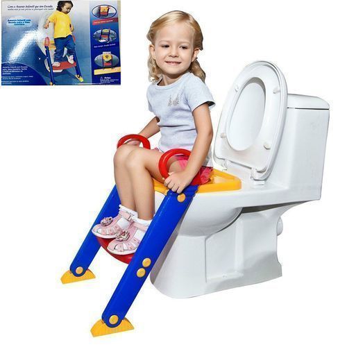 Generic Reducteur Toilette Enfant Abattant WC Reglable Robuste et Antiderapant Echelle avec Coussin a prix pas cher Jumia Maroc