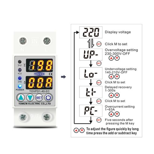 Protecteur de sous-tension 220V 63A