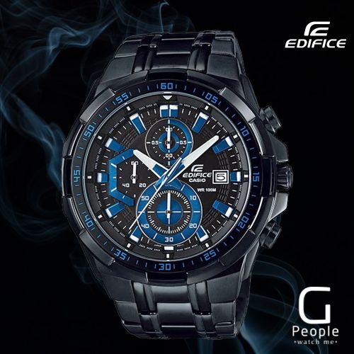 Casio Chronographe Edifice Collection Noir EFR 539BK 1A2VUDF Acier inoxydable