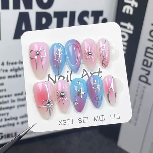 product_image_name-OhMy Nail KOREA-100% handmade gel press-on nails faux ongles OMNKM004-XS-2