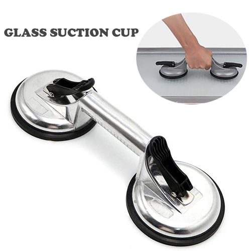 Generic Ventouse Double avec Poignée Ventouse Professionnelle en Aluminium  pour manipuler, lever et déplacer le verre à prix pas cher