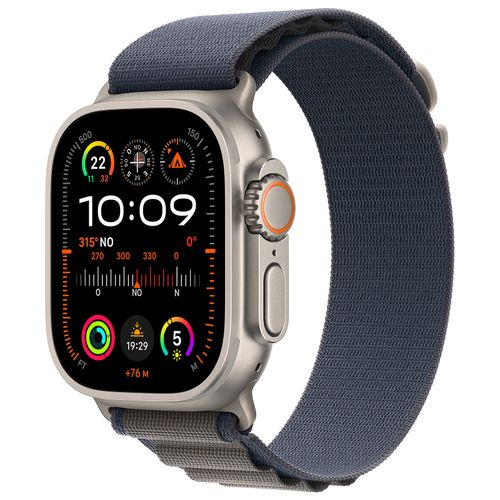 Apple Watch Ultra 2 2023 49mm Bo tier Titanium Indigo Alpine