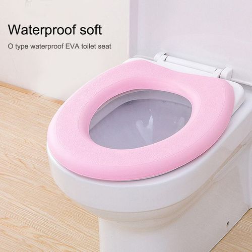 Generic Housse Siège de Toilette en Silicon, Lavable, Confortable, étanche  à prix pas cher