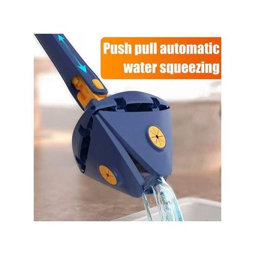 product_image_name-Generic-Vadrouille Triangular Mop avec Compression Automatique de l eau Rotative 360-5