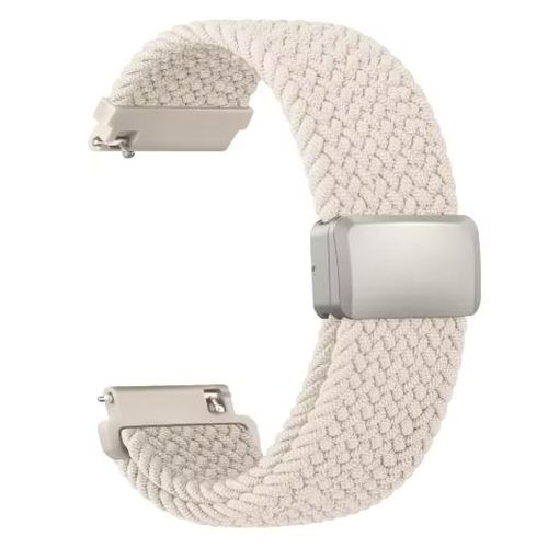 product_image_name-Generic-حزام ساعة مغناطيسي من النايلون المطاطي 22 مم - قماش متوافق مع Samsung HUAWEI GT2 Pro GT4 5، Oraimo، Garmin Fenix5، 5، XPlus، 6، 6XPro حزام 22 مم، استبدال نايلون GTR، 4 3 2 2e بيج ستارلايت - للجنسين-1