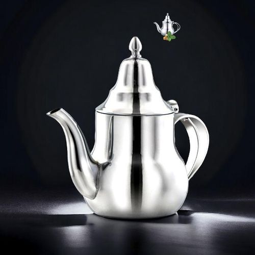 product_image_name-Generic-Théière Inox de couleur argenté & Volume 800 ml - BERRAD marocaine moderne-2