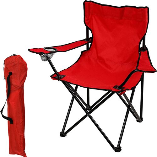 Generic Chaise de Camping Chaise d'Extérieur avec Sac de Rangement