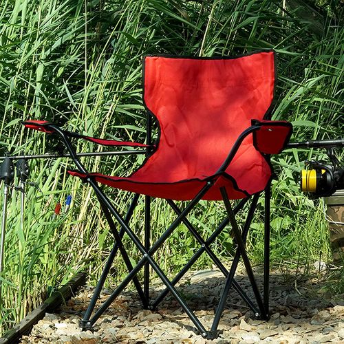 Generic Chaise de Camping Chaise d'Extérieur avec Sac de Rangement