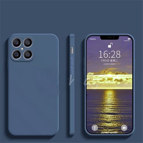 Generic Pochette pour Honor 8X 4G silicone Mate souple Bleu