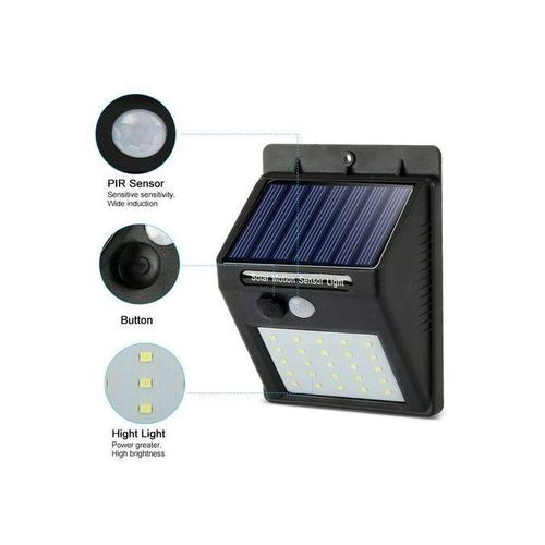 product_image_name-Generic-Solar Light LED En Plein Air Étanche Rue Économie D'énergie de Jardin Chemin Jardin de Sécurité lampe-1