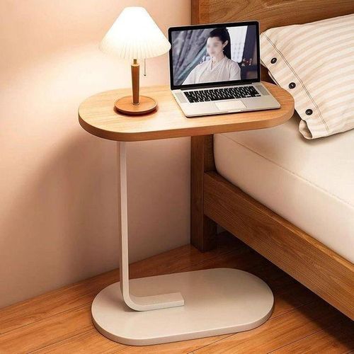 product_image_name-Generic-طاولة جانب الأريكة، طاولة جانبية دوارة 180° على شكل C، طاولة مساعدة محمولة للكمبيوتر المحمول، طاولة بجانب السرير للمساحات الصغيرة، غرفة المعيشة، غرفة النوم.-1