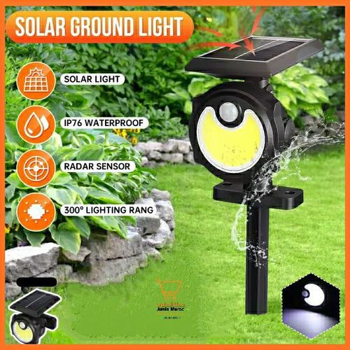 Generic Lampe solaire d'extérieur avec capteur de mouvement imperméable à prix  pas cher