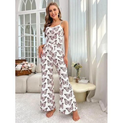 Generic Ensemble de Pyjama a Imprime Papillon et Pantalon Confortable pour Femme a prix pas cher Jumia Maroc