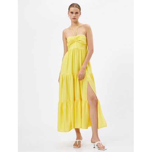Robe jaune pas cher shop