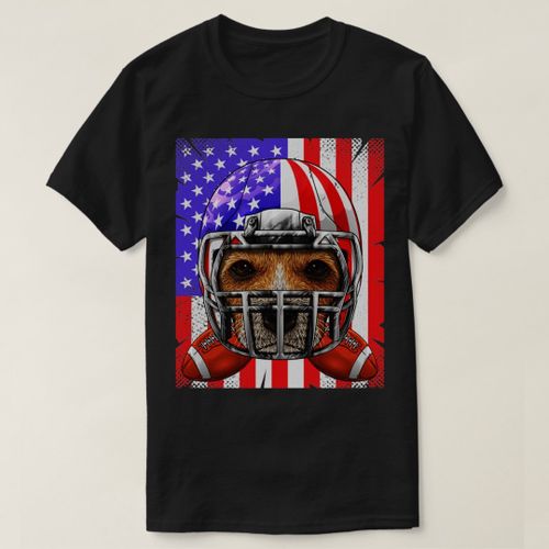 product_image_name-Generic-Beagle American Football USA Flag Merica Dog Footb T-Shirt unique design - t shirt tres bon qualite-2