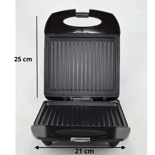 product_image_name-Elite-شواية مزدوجة الجوانب 1400 واط - بانيني، تاكو، لحوم - لوح غير لاصق 25x21 سم-3