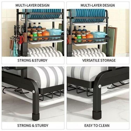 product_image_name-Generic-Égouttoir de vaisselle multi-niveaux pour cuisine-8