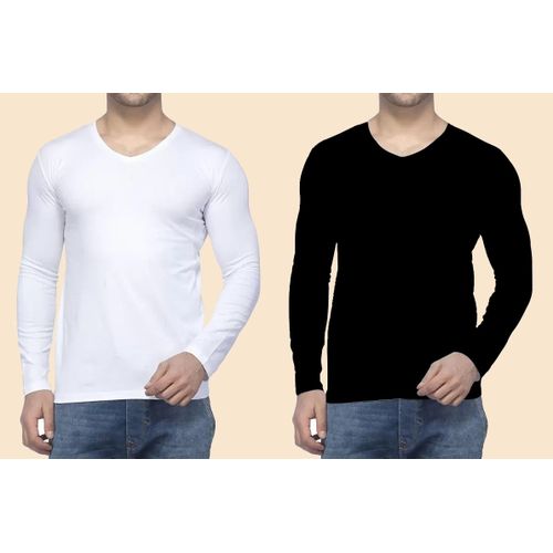 Dice Pack de2 T shirt manche Longue Homme col v a prix pas cher Jumia Maroc