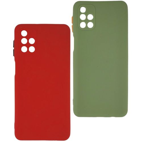 product_image_name-Generic-Pack 3 Pochettes silicone pour Samsung M31S Rouge - Vert clair-1