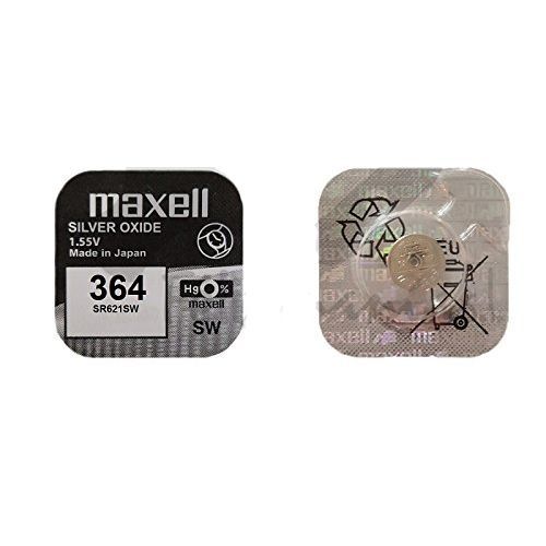 Maxell Pile 364 SR621SW Oxyde d'argent 0% mercure - Pour les montres à prix  pas cher