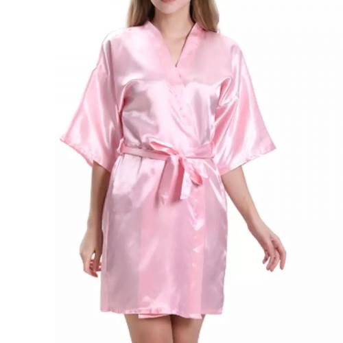 Peignoir rose satin outlet