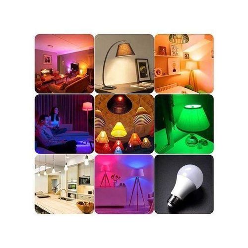 product_image_name-Generic-Ampoule LED RGB E27 – Contrôle à Distance pour Intérieur-2