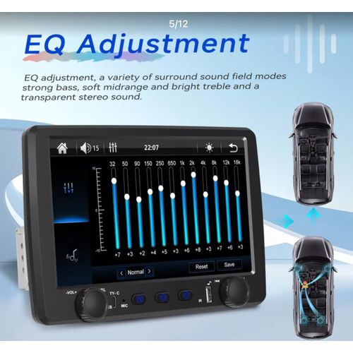 product_image_name-Generic-Autoradio MP5 1 DIN 9" Écran Tactile HD – CarPlay Sans Fil & Android Auto, Bluetooth 5.0, Radio FM, USB/Type-C, Entrée Caméra de Recul-8