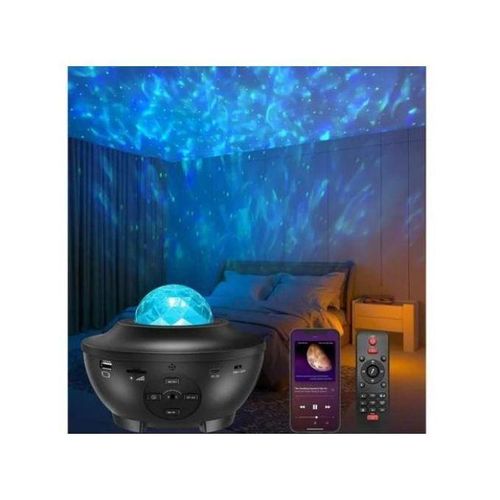 product_image_name-Generic-Normal Galaxy projecteur led réveil - baf bluetooth avec télécommande-2