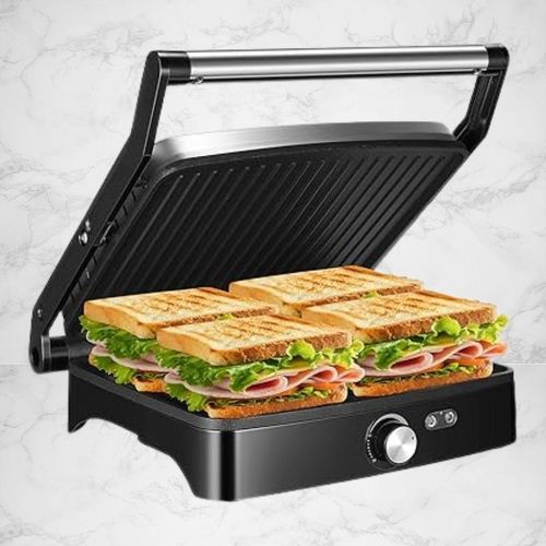 product_image_name-Deutschmann-ماكينة شواء صنع ساندويتش بانيني/تاكو الشواء توربو/90 درجة و180 درجة/2000 واط-3