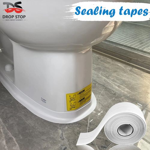 product_image_name-Drop Stop-Ruban de Calfeutrage Auto-Adhésif Étanche pour Bord de Baignoire, Toilette, Seau de Cuisine, Évier, Huile-1